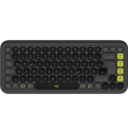 Tastatura Logitech Pop Icon Keys, Bluetooth, Layout US, Negru