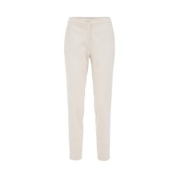 WE Fashion Pantaloni cu dungă bej