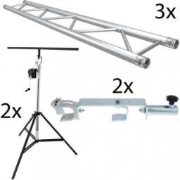 Set de schela de lumini cu stative