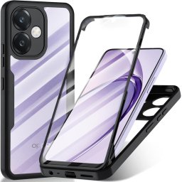 Husa Husa pentru Oppo A40 4G / A60 5G + Folie - Techsuit ColorVerse 360 Series - Black