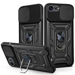 Husa Husa pentru iPhone SE 4 2025 - Techsuit CamShield Series - Black