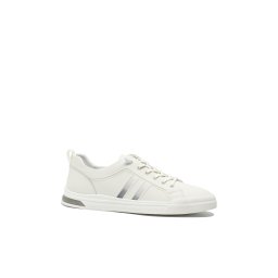 Pantofi sport bărbați Caribu albi din piele naturală OTR260005-44 EU