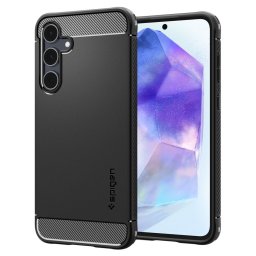 Husa Samsung Galaxy A55 5G Spigen Rugged Armor - Black