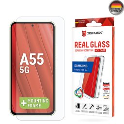 Sticla Securizata Displex Premium Real Glass Full Cover Samsung Galaxy A55 5G - Black