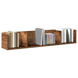 Raft de perete CD-uri, lemn vechi, 100x18x18 cm, lemn prelucrat GartenMobel Dekor