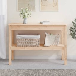 Masa consola, 110x40x75 cm, lemn masiv de pin GartenMobel Dekor