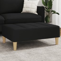 Taburet, negru, 77x55x31 cm, material textil GartenMobel Dekor