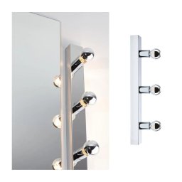 Corp de iluminat pentru oglindă de baie Paulmann 80096 3xE14/40W IP44 REGULA 230V crom