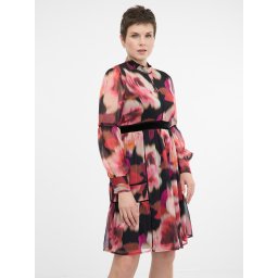 Red Patterned Women's Knee-Length Dress ORSAY - Women's