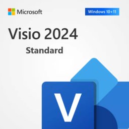 Microsoft Visio Standard 2024 Toate limbile Licenta online cheie de produs , 1 Licenta descarcabila