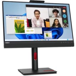 Monitor IPS LED Lenovo ThinkCenter TIO 24 G5, Full HD (1920 x 1080), HDMI, DisplayPort, Boxe, Pivot, Negru