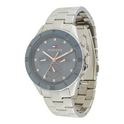 TOMMY HILFIGER Ceas analogic 'MELLIE' auriu / gri metalic / argintiu