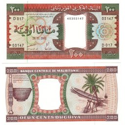 Mauritania 2002 - 200 ouguiya, necirculata