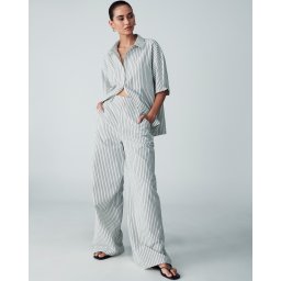 St MRLO Pantaloni 'Eve' negru / alb
