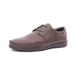 Pantofi bărbați Otter OTA 11 C4-N din piele naturală perforată, maro