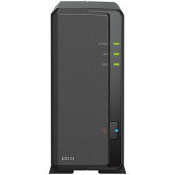 Network Attached Storage Synology DiskStation DS124 cu procesor Realtek RTD1619B 1.7GHz, 1-bay, 1GB DDR4