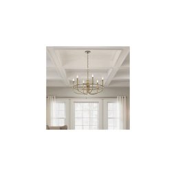 Lustră pe lanț Kichler KL-CAPITOL-HILL6-PNBR CAPITOL HILL 6xE14/40W/230V