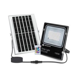 Proiector LED RGB solar dimabil Aigostar LED/10W/3,2V IP66 + telecomandă