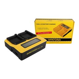 Patona Dual LCD USB incarcator pentru Samsung B740E Galaxy NX mini NXF1 S4 Zoom S4 Zoom LTE SMC101