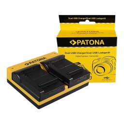 Patona Dual incarcator pentru Samsung B740E Galaxy NX mini NXF1 S4 Zoom S4 Zoom LTE SMC101 inkl. Micro-US