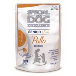 Hrana Umeda Caine Senior cu pui, Special Dog Excellence, 100gr x 22 + 2 gratuite