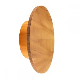 Aplica Clean QN-CLEAN-LED-WB-25-TEAK, 8W LED, D25cm, lemn de tec