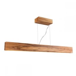 Suspensie Clean QN-CLEAN-LED-LP-127-TEAK, 29W LED, L127cm, lemn de tec