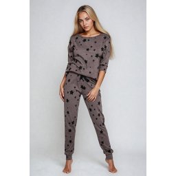 Pijama pentru femei Woman star maro