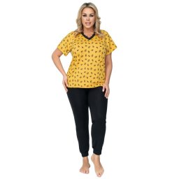 Pijama pentru femei Queen galbenă