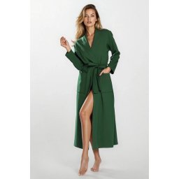 Halat de baie din bumbac Melissa verde