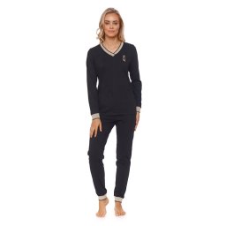 Pijama damă Queen Crown neagră