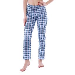 Pantaloni de pijama damă Magda turcoaz