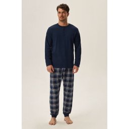 Pijamale pentru bărbați Honor albastru