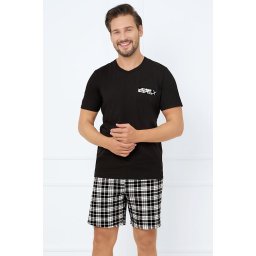 Pijamale pentru bărbați Klark negru