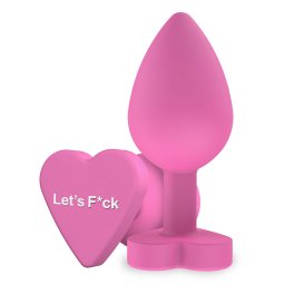 ToyJoy Let's Fuck Buttplug Pink