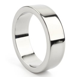 Mr. Steel Wide Band C-Ring 45mm Silver