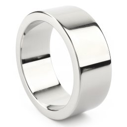 Mr. Steel Mega Wide Band C-Ring 45mm Silver