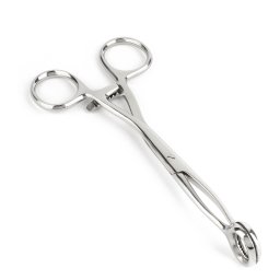 Mr. Steel Cube Tongs O Shape Silver