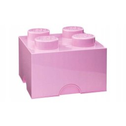 Cutie depozitare LEGO 2x2 roz deschis (40031738)