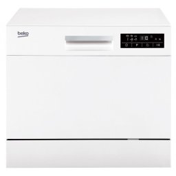 Masina de spalat vase Beko DTC36610W, capacitate 6 seturi, 6 programe, 55 cm, Alb