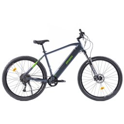 Bicicleta electrica Pegas Drumet Dinamic L, 29 inch, 250 W, viteza max 25km/h, autonomie 70 km, Gri-Verde