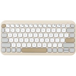 Tastatura wireless ASUS KW100, Crem