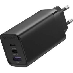 INCARCATOR retea Vention 65W, 2 x USB Type-C, 1 x USB, 5V/3A, PD 3.0, QC 3.0, QC 4.0, negru