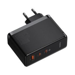 INCARCATOR RETEA Baseus GaN5 Pro Digital,Quick Charge 160W, 2xUSB Type-C Output 5V/3A, 1xUSB, Include cablu USB Type-C la USB Type-C de 240W, Negru