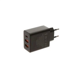 INCARCATOR RETEA Baseus Cube, Quick Charge 30W, 1 x USB Type-C Output 5V/3A, 2 x USB, Negru