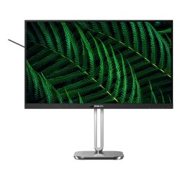 Monitor IPS LED Philips 27" 27B2G5601/00, QHD (2560 x 1440), HDMI, DisplayPort, Boxe, Pivot, Negru/Argintiu