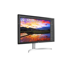 Monitor IPS LED LG 31.5" 32UN650K-W, UHD (3840 x 2160), HDMI, DisplayPort, Boxe, Alb