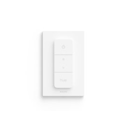 Intrerupator cu variator Philips Hue, Wireless, ZigBee, baterie 1 x CR2032 inclusa, IP20, Alb