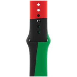 Curea pentru Apple Watch 40mm, Sport Band, Black Unity, M/L