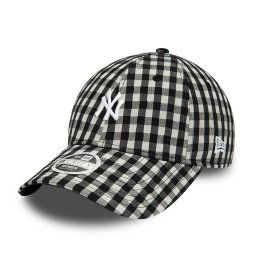 Sapca New Era 9forty new york yankees gingham negru